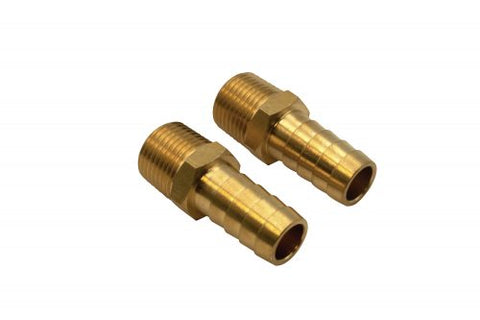 Classic VW 3/8" Male with 1/2" Hose Barb, Pack of 2 EMPI 9212