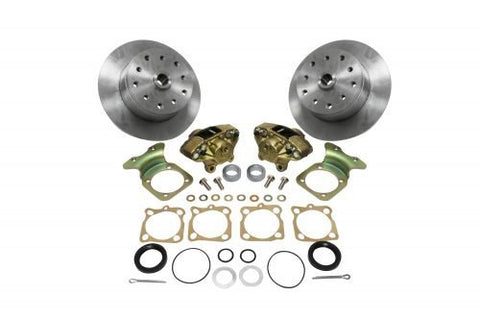 Classic VW IRS Rear Disc Brake Kit Double Drilled Porsche/Chevy Pattern EMPI 22-2911