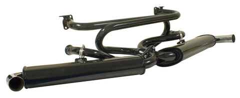 VW Dual Quiet Pack Exhaust with Extractor Empi 3121 *Ships Free* - dubparts.com