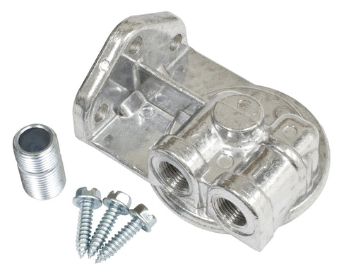 Classic VW Oil Filter Adapter with Nipple, Ports Left EMPI 9244