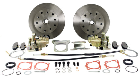 Classic VW Rear Disc Brake Kit Double Drilled 22-2912 - dubparts.com
