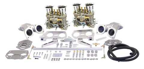 Classic VW Dual Carbs 40 HPMX with Hex-bar Linkage without Filters EMPI 47-6317