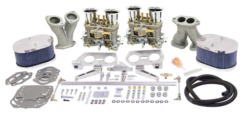 Classic VW Dual Carbs 40 HPMX with Hex-bar Linkage with Billet Filters EMPI 47-9317