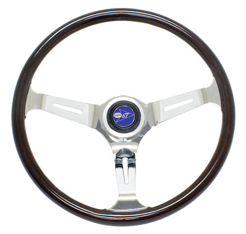 Dark Wood Steering Wheel Kit Empi 79-4021 - dubparts.com