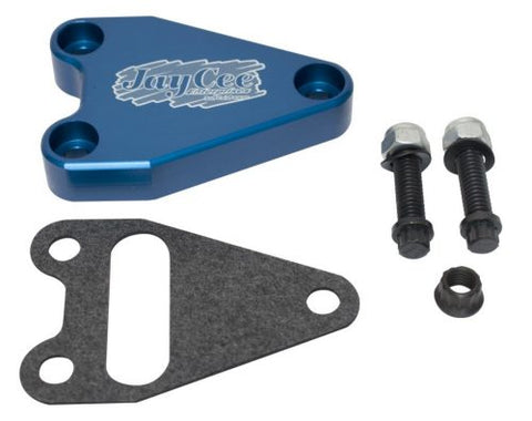 Classic VW Billet Oil Cooler Block Off Blue JayCee JC-2303