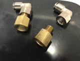 Classic VW Air Shock Adapters with Swivel Air Line Connectors - dubparts.com